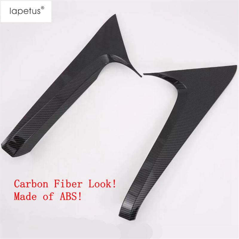 Car Rear Tail Window Windshield Spoiler Panel Sequ Cover Trim For TOYOTA RAV4 RAV 4 XA50  - 2024 ABS Chrome Accessories