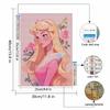 DIY Diamond Painting Beautiful Princess Cross Stitch Kit Mosaic Art Diamond Painting Full Circle Diamond Home Decoration