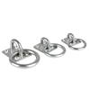6mm Stainless Steel Pad Eye Plate U-Shaped Hook Marine Hardware For Ship Yacht Sun Shade Sail Hammock Wall Ceiling Mount Hanger