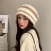 Woolen Hat for Women In Autumn and Winter Versatile Warm and Face Friendly Small Pullover Hat New Fashionable Korean Style Knitted Hat Trendy Hat