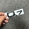 The new ABS letter 3D sticker For 4UYEF Q2 Q3 Q5 Q7 Q8 logo quattro Sline Black Silver general
