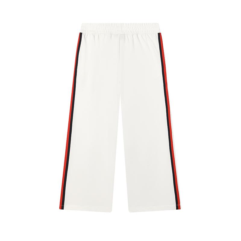 New FILA Knitted Sweatpants Women's Cloud White F11W439603FWT