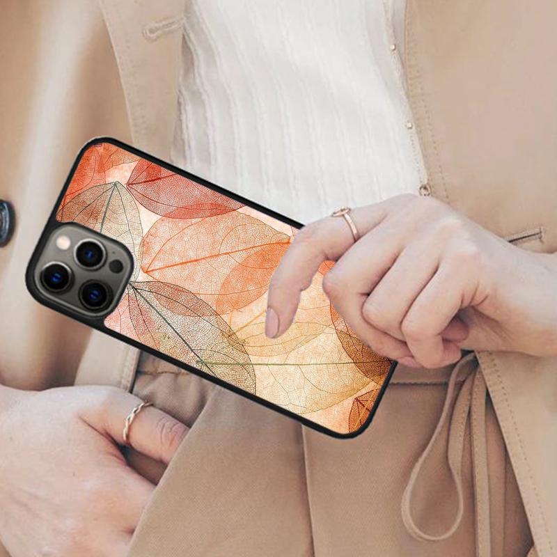 

Colorful Leaves Magnetic Phone Case For APPLE iPhone 17 Air 16 14 13 12 Pro Max 15 Plus Wireless Charge With MagSafe Cover iPhone 13mini