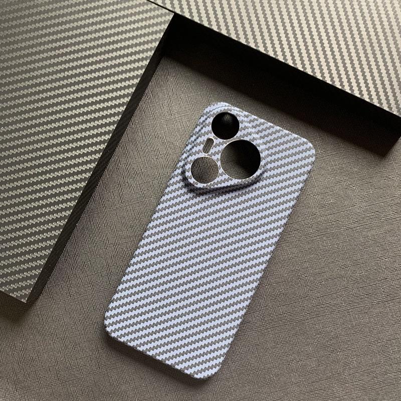 Case For Huawei Pura 70 Pro 70 Ultra Carbon Fiber Texture Skin-Friendly PC Cover For Huawei Pura70 Ultra Pro Shockproof Bumper