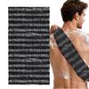1 Stück Peeling-Waschlappen Rückenbürste für Dusche Silberionen Multifunktions-Schaumbadetuch Ultralange Peeling-Tücher