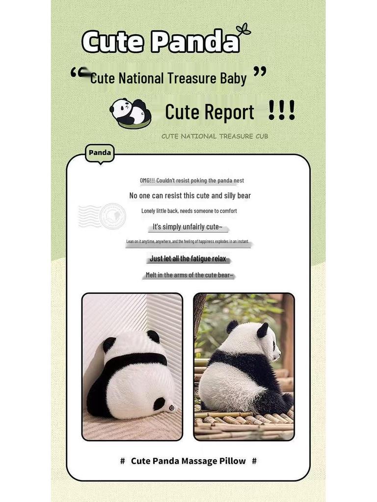 Panda Massage Pillow: Perfect Birthday, Graduation, or Anniversary Gift for Bestie, Girlfriend, or Wife.