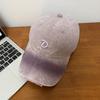 American retro tie-dye washed letter embroidered baseball cap for women, Korean style fashion distressed duckbill cap, sun hat for men