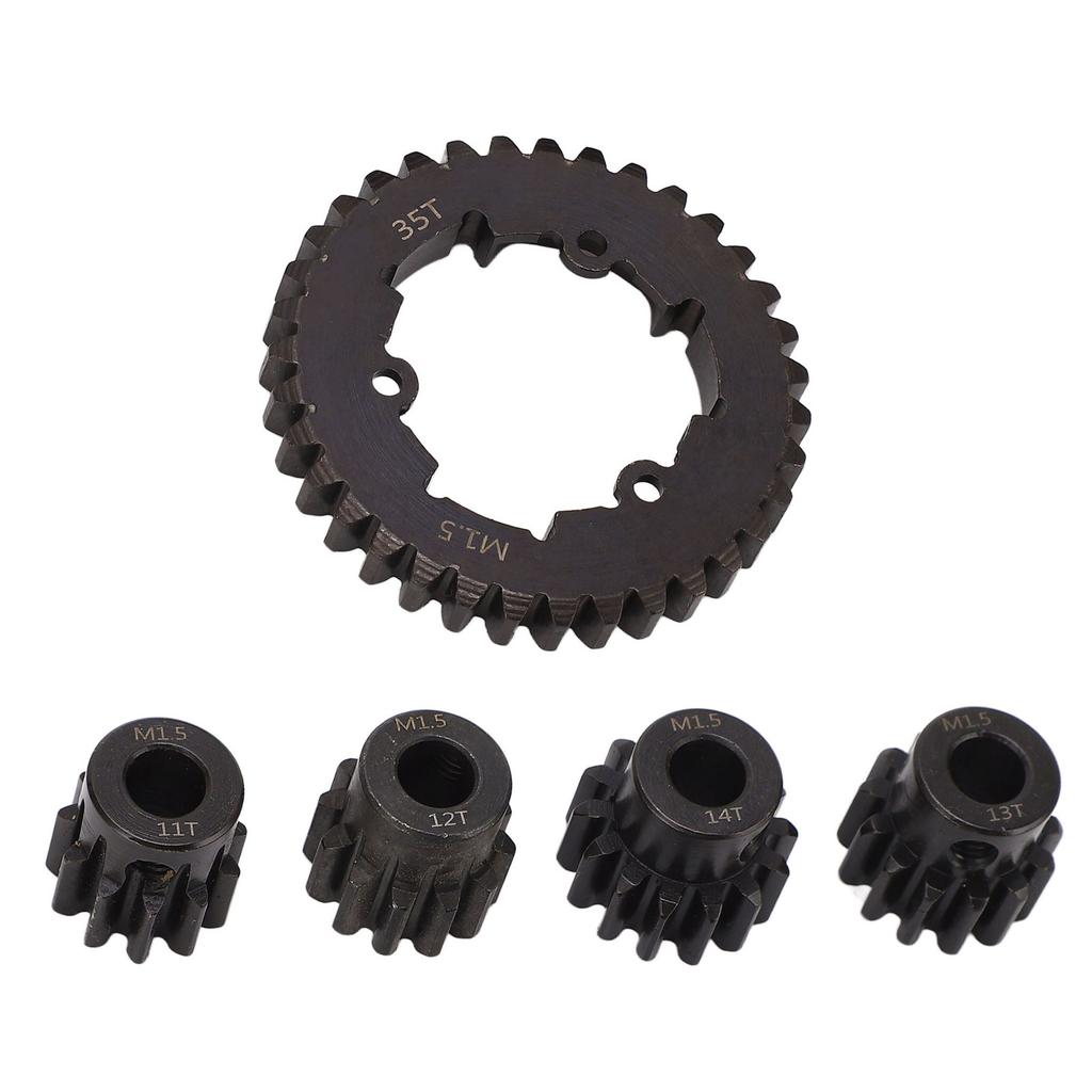 RC Car Gear Set Steel 35T Spur Gear 11T?14T Motor Pinion Gear Replacement for TRAXXAS 15 X?Maxx 6S