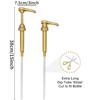 Premium Golden Coffee Syrup Pump for - Top Kitchen Bar Tools - Suitable for Major Brands Such As Torani, Jordon's Skinny, Starbucks, Upouria, Davinci