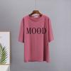 Hirsionsan Sommer Baumwolle Mode Bedruckte T-Shirts Damen Lässig Weich Übergroß Kurzarm Kleidung Chic Harajuku Damen Tops