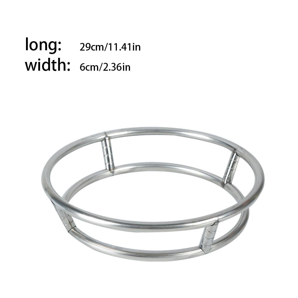 Wok-Ring, Edelstahl-Woks-Ständer, Wärmedämmung, Topfständer, Küchenkochgeschirr, Restaurants, Cafés, Food Courts
