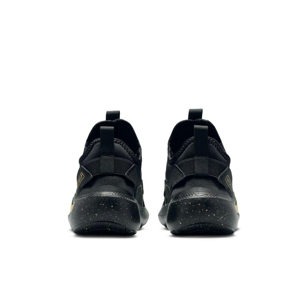 Nike Flex Runner 4 Se Gs 001 Blk M Gold kiM6737 001 Blk M Gold