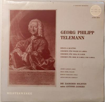 LP Record GEORG PHILIPP TELEMANN , ZAGREBAČKI - Concertos AVRS6078 Amadeo Australia Classical Used