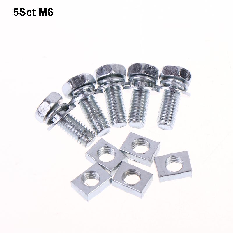 Universal Motorcycle Battery Terminal Nut And Bolt Screws M5X10Mm M6X12Mm For 4Ah 5Ah 6Ah 7Ah Scooter Atv Dirt Bike