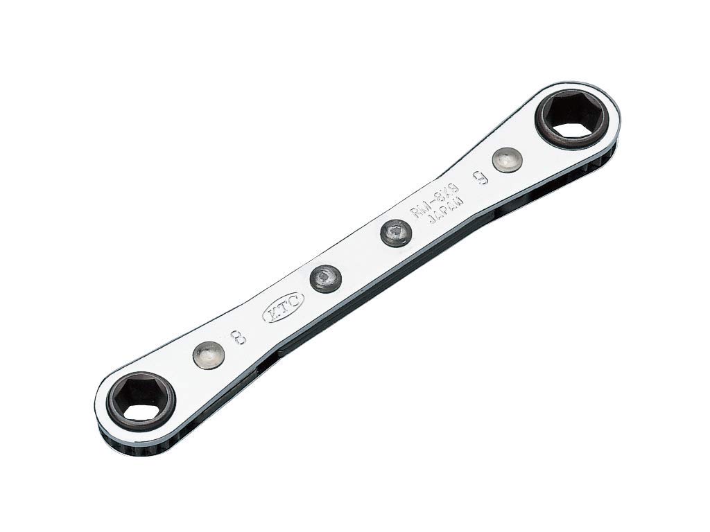 Kyoto Tool Plate Ratchet Open End Wrench (KTC) (Pack) RM-8X10S