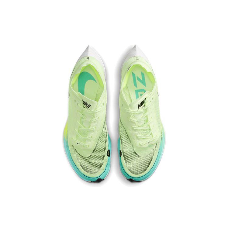 Nike Women's ZoomX Vaporfly Next% 2 Fast Pack Barely Volt Black Dynamic Turquoise Volt CU4123-700