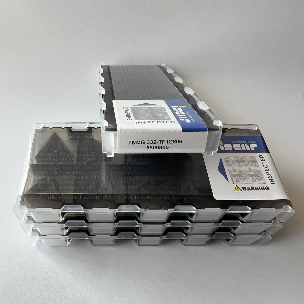 ISCAR / TNMG160408-TF IC806 / Industrial indexable carbide inserts 10 Pcs