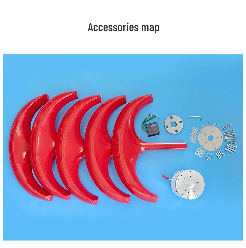 Lingfengda 400W Red Lantern Wind-Solar Hybrid Generator