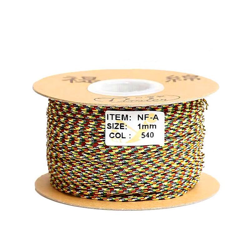 Five-Color Bracelet Weaving Rope: Vajra Jade Thread for Wenwan, Buddhist Beads, Star Moon Bodhi & Beading Strings