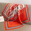 Luxury  Square Silk Scarf for Women Hijab Hair Bands Neckerchief Female Satin Shawl Ribbon Headband Fashion Wraps Bandana