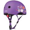 Micro Scooter Helm LED Floral Lila Größe M CE-Zertifizierung Wird mit Umkarton geliefert Wird mit LED-Licht geliefert Licht und Material Helm Kickboard Kick