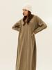 ACUD Hoodie Knit Long Dress_D.Beige