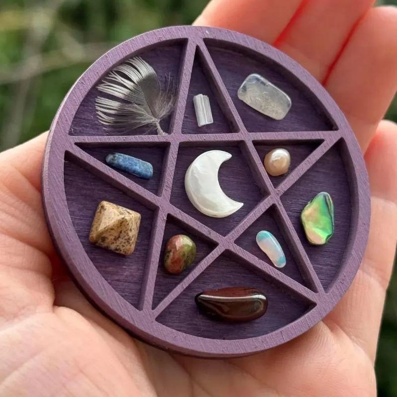 1PC Mini Rare Stand, Mini Wooden Collection Display Stand, Jewelry and Gemstone Display Stand Decoration