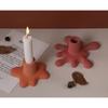 2-Pieces  Water Drop Candle Holder Mold for Resin Crafts Aromatherapy Candlestick Stand Mould Resin Casting Tool