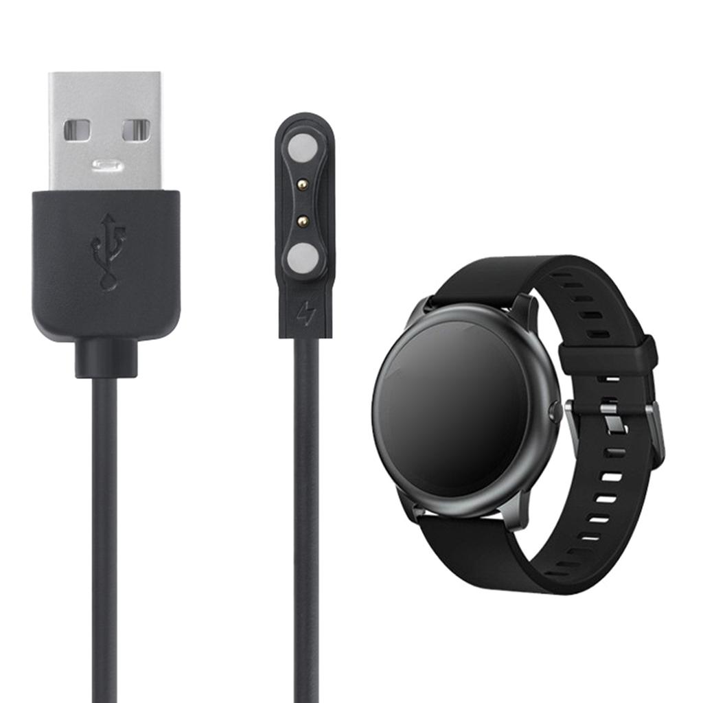 USB Charging Cable USB2.0 Male To 2Pin Magnetic Suction Charging Adapter Cord for 2pin 4.0mm Space Smartwatches
