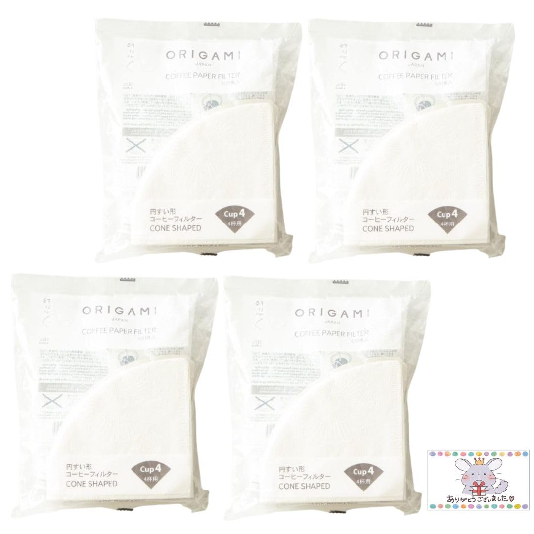 

Купить кофейные фильтры ORIGAMI для 4 100 конусов из КОФЕЙНОЙ БУМАГИ Фильтр для чашки 4 [Оптом] (4 шт)] Чашки, Штуки, Форма, Япония, белый