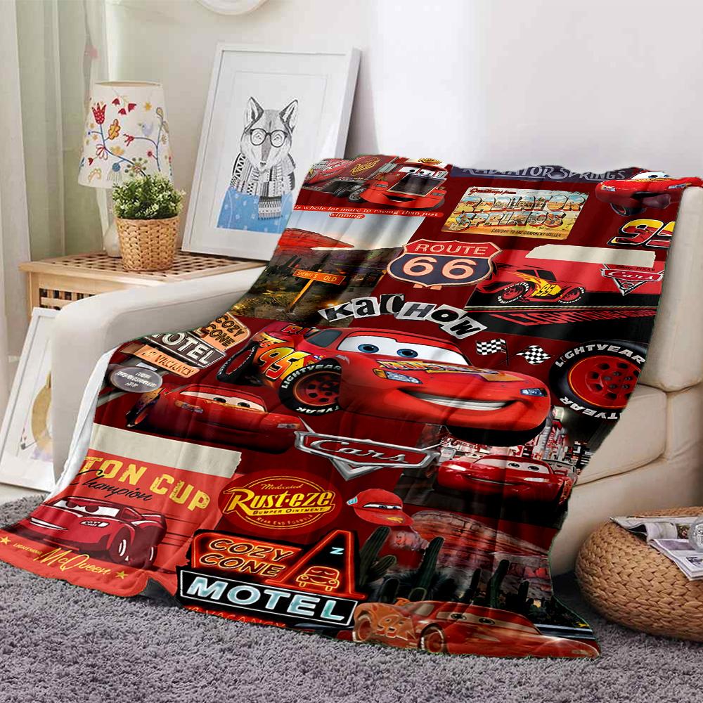 Cars Movie Collage Blanket Soft Throw Blanket For Home Bedroom Bed Sofa Travel Office Solid Christmas Blanket