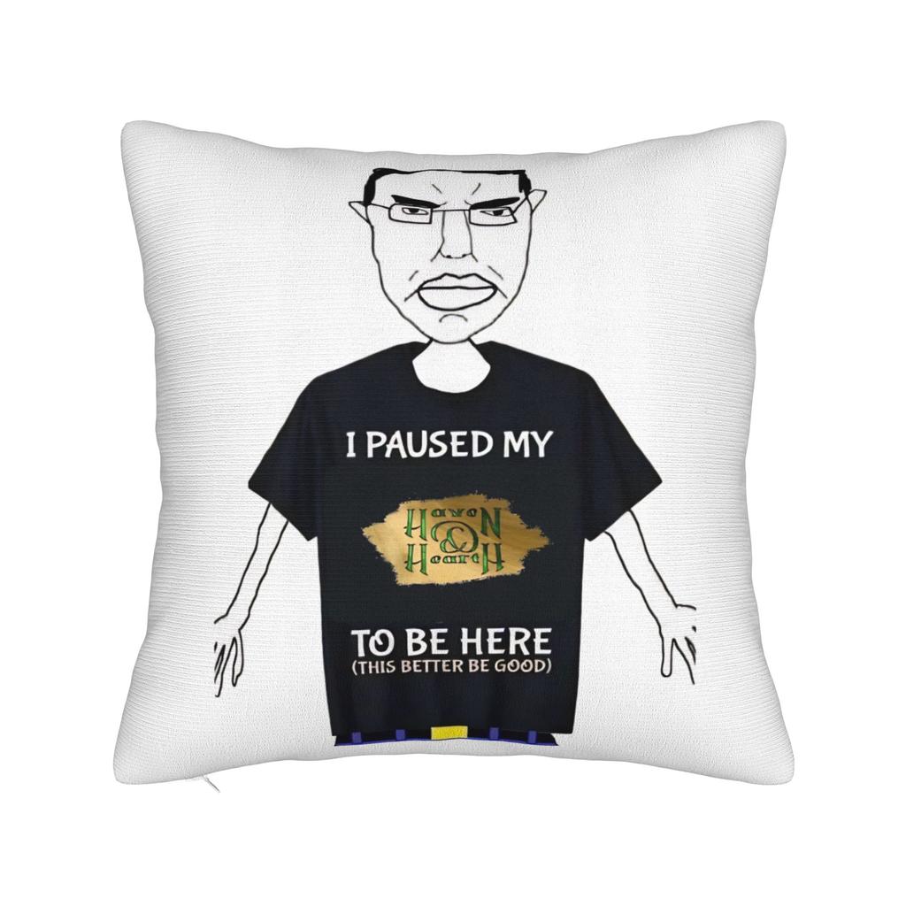 Nothing Ever Happens Funny Chudjak Meme Pillowcase Polyester Cushion Cover Decor  Throw Pillow Case Cover Home Square 18'