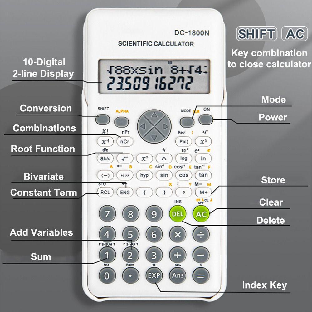 Standard Engineering Scientific Calculator Math Calculators  for Student and Teacher