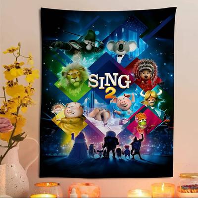 Classic SSing Movie Colorful Tapestry Wall Hanging Hanging Tarot Hippie Wall Rugs Dorm Wall Art Decor