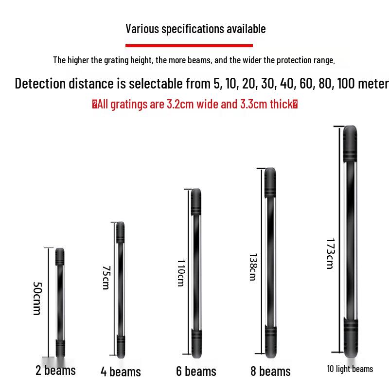 Infrared Grating Through-Beam Anti-theft Alarm System