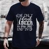 T-shirts for Men Drinking Beer Party Y2k Clothing Bachelor Party Drinking Team Matching Tees Shirts Outfit Oversized Streetwear
