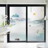 Chinese Painting Window Film Privacy Sticker UV Blocking Heat Control  Window Coverings Window Tint for Homedecor