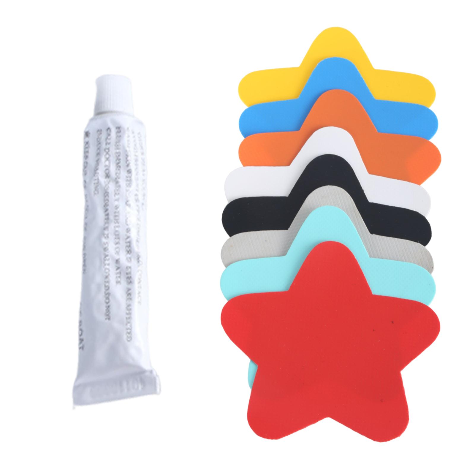 

8 шт. звездообразные надувные лодки ПВХ ремонтные заплатки резиновые лодки водонепроницаемые заплатки надувные лодки ремонтный инструмент