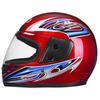 Full Face Motorcycle Helmet Adults Unisex Scooter Bike Riding Safety Gear Black Red Blue Gray PP Material
