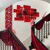 Wedding Festive Staircase Wall Decoration for Living Room and Newlywed Home