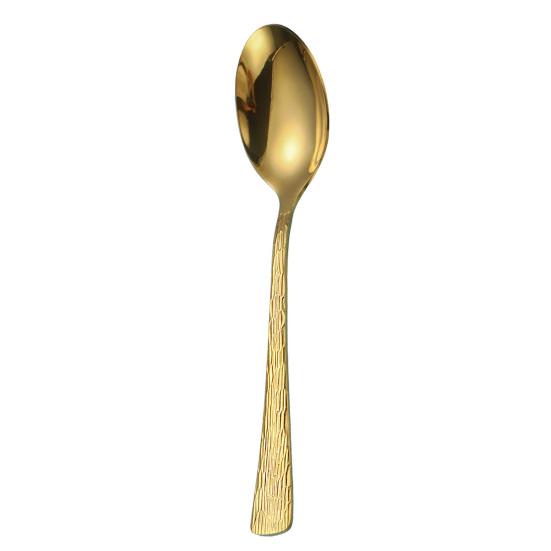 Messer Gabel Löffel Set Edelstahl Besteck Rutschfester Bequemer Griff Steakmesser Dessertlöffel Teegabel für Westliches Essen Spülmaschinenfest