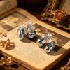 Headphone Decoration Zircon Clip 1Pc DIY Round Buckle Universal Fit Headset Accessory for Teens Headphone Custom Decor