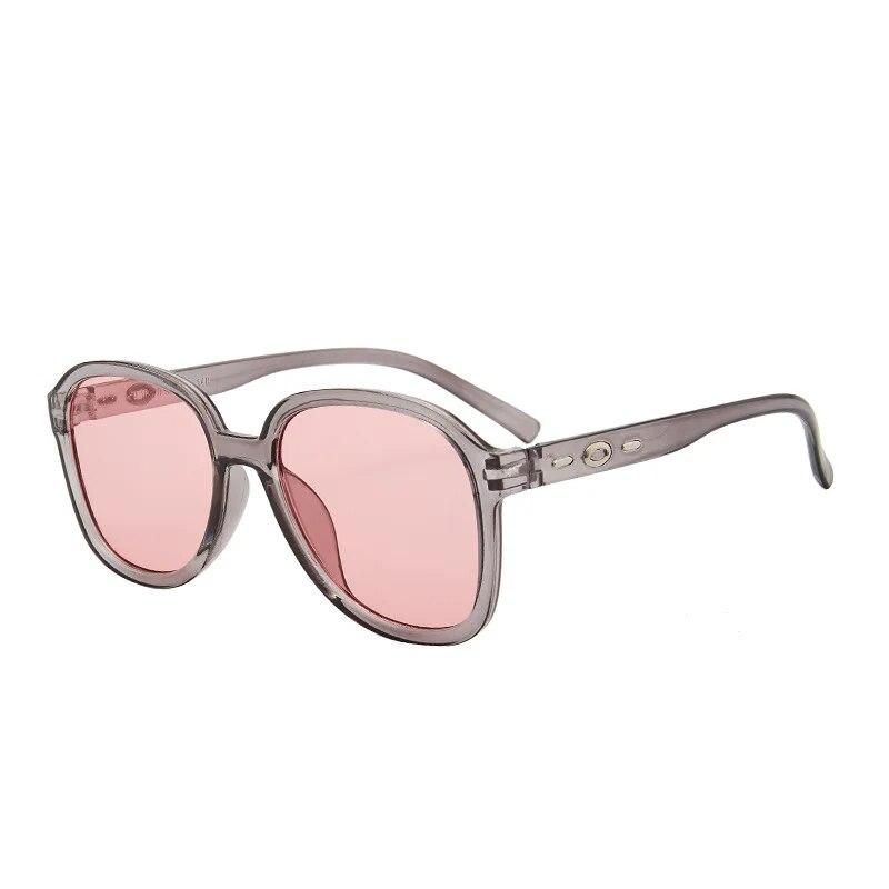 Oversize Round Sunglasses Women Designer Vintage Small Sun Glasses Ladies Korean Style Shades Eyewear