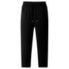 Men's Drawstring Pocket Fleece-Lined Straight-Leg Casual Pants