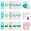 BHBL 15 Rolls Thermal Sticker Paper for Mini Printer Sticker Maker, 9 Colored and 6 White Mini Printer Sticker Paper