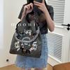 Wanlima Eco-Friendly Large Canvas Crossbody Embroidered Bag