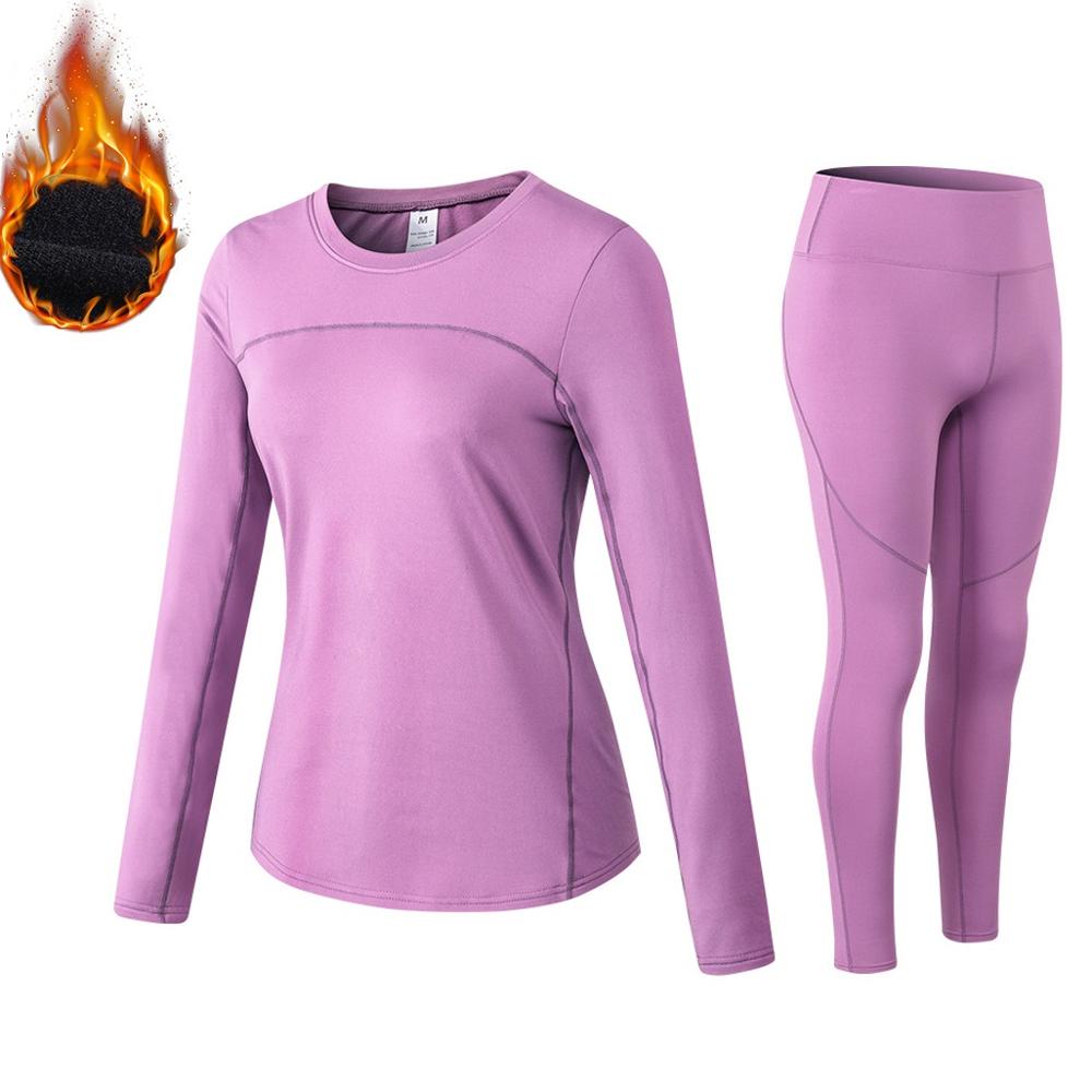 Buy Thermal Underwear for Women Long Johns Fleece Winter Elastic Sports Sets at affordable