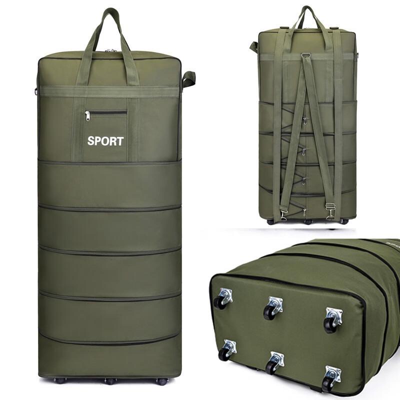 KANDEXS Large Capacity Wheeled Duffel Bag
