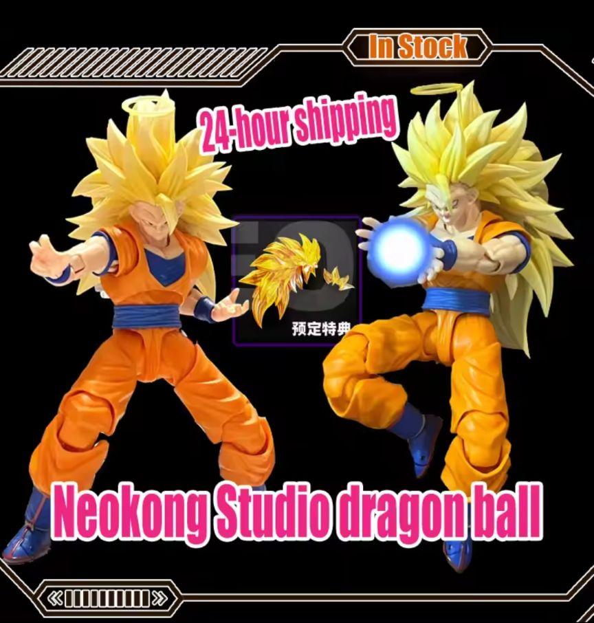 

[USED] Neo Kong Super Saiyan 3 Son Goku with clear hair parts (studio)