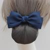 Women's Professional Hair Net Bow Clip for Work: Ideal for Hotel, Bank, Nurse, Flight Attendant, and Updo Styles.
